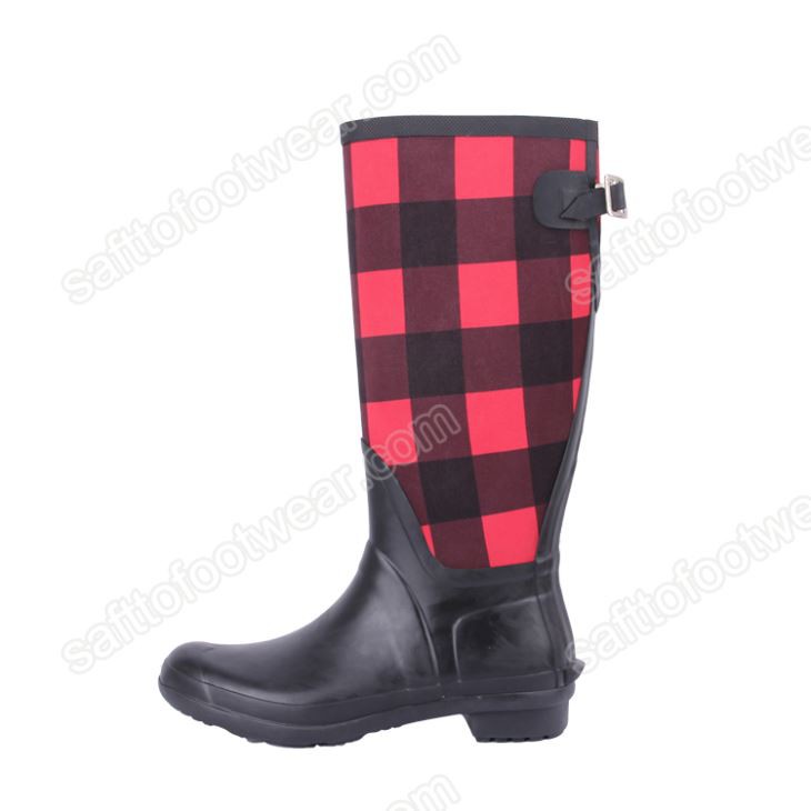 Дамски топли неопренови ботуши за дъжд